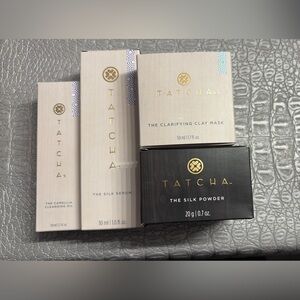 Tatcha Skincare Set - Black, Cream, Gold